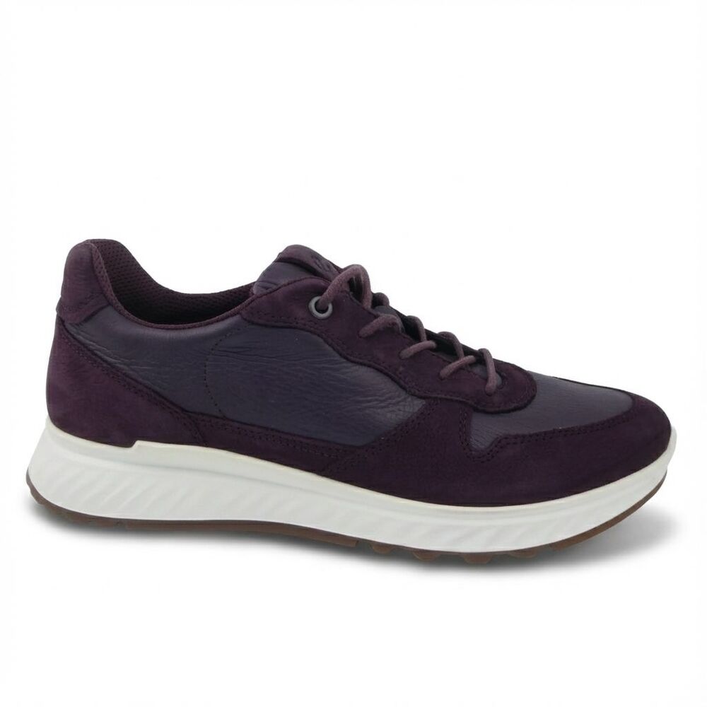 ECCO Women's US 9 ST.1 Fig Purple Nubuck Suede Leather Sneakers EU 40 UK 7